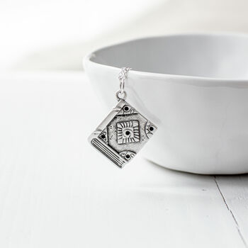 Silver Plated Book Pendant Necklace, 6 of 10