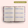 2027 Diary | A5 Hardcover Week To View | Sky Blue And Plum, thumbnail 5 of 7
