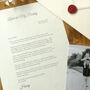 A Letter To My Daddy Personalised Keepsake From A Child, thumbnail 5 of 8