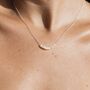 Asri Dainty Pearl Row Necklace, thumbnail 2 of 9