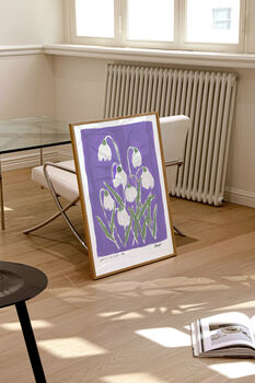 Snowdrops Hand Painted Art Print, 2 of 6