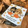 Personalised Pupkin Patch Dog Lover Ceramic Coaster, thumbnail 2 of 10