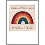Personalised Rainbow New Baby Girl / 1st Birthday Card, thumbnail 7 of 11