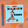 Adorable Witch Personalised Halloween Card, thumbnail 3 of 6