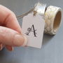 Personalised Botanical Initial Tags, thumbnail 1 of 2