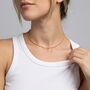Coral Choker Necklace In Silver, thumbnail 1 of 8