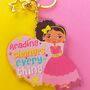 Biracial Princess Keyring, thumbnail 3 of 5