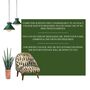 Hester Dark Forest Green Floral Empire Lampshade, thumbnail 9 of 10