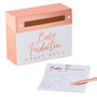 Rose Gold Foiled Baby Shower Prediction Post Box Game, thumbnail 2 of 3