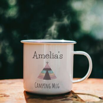 Personalised Child's Enamel Camping Mug, 2 of 4