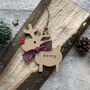 Personalised Christmas Rudolph Reindeer Decoration, thumbnail 9 of 10