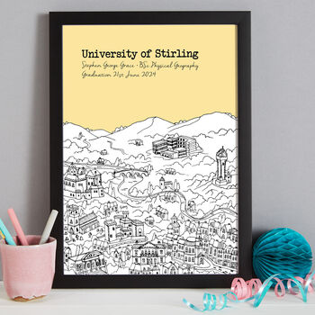 Personalised Stirling Graduation Print, 3 of 9