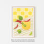 Spicy Margarita Cocktail Art Print, thumbnail 2 of 4