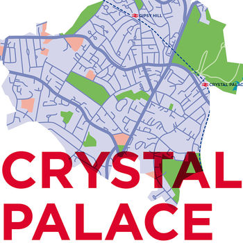 Se19 Crystal Palace A3 Print, 2 of 2