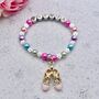 Personalised Ballerina Or Gymnast Charm Bracelet, thumbnail 1 of 12