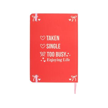 Gifts For Her Too Busy Enjoying Life A5 Notebook, 2 of 4