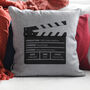 Personalised Film Clapperboard Cushion, thumbnail 3 of 4