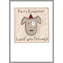 Personalised Dog Christmas Card For Her, Mum, Grandma, thumbnail 3 of 12