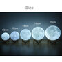 3D Moon Lamp Night Light, thumbnail 11 of 12