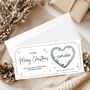 Christmas Scratch Card Gift Reveal For Events, Concerts, Theatre Holiday Surprise Ticket, thumbnail 5 of 9