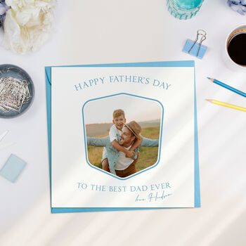 Personalised Father's Day Photo Card, 5 of 5