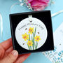 Personalised Mother's Day Daffodil Decoration, thumbnail 1 of 6