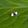 Inky Penguin Birch Hypoallergenic Tiny Stud Earrings, thumbnail 6 of 9