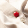 Red Faux Pearl Modesty Pin, thumbnail 1 of 11