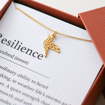 Resilience Gift Hummingbird Necklace, 6 of 6