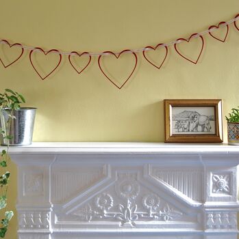 Heart Strings Wooden Heart Garland, 11 of 11