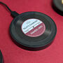 Personalised Wireless Phone Charger: Vinyl Record Style, thumbnail 1 of 5