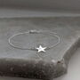 Sterling Silver Star Charm Bracelet, thumbnail 6 of 10