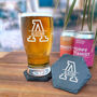 Personalised Pint Glass W/ Coaster With Name Initial, thumbnail 4 of 12
