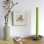 Bullfinch And Blossom Ceramic Tile Wall Art, thumbnail 4 of 11
