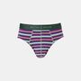 Men's 'Forest Berry' Four Pack Bamboo Briefs, thumbnail 5 of 5