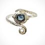 Montana Sapphire, White Gold Engagement Ring, thumbnail 1 of 7
