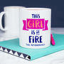This Girl Is On Fire Mug, thumbnail 1 of 4