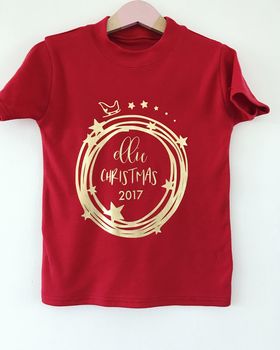 Kids Christmas Personalised Tshirt, 2 of 4