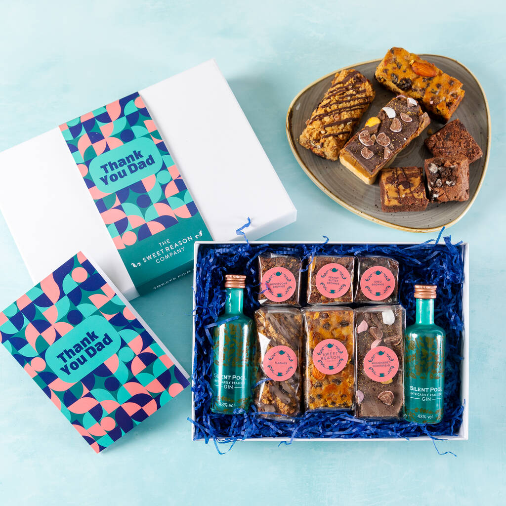 'Thank You Dad' Gin And Treats Gift Box, 1 of 4