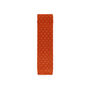 Men's Square End Knitted Tie With Dots | Orange, thumbnail 3 of 5