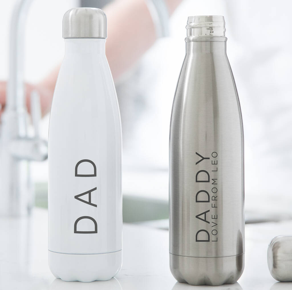 personalized water bottle for dad