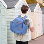Contemporary Four Person Denim Blue Picnic Backpack, thumbnail 2 of 6