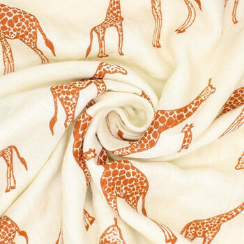 Four Layer Giraffe Bamboo Blanket, 3 of 3