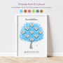 Personalised Grandchildren Tree Print Available In Six Colours, thumbnail 1 of 11