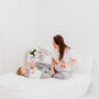 Personalised Floral Mummy And Me Matching Pyjamas, thumbnail 4 of 7