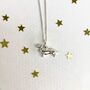 Sterling Silver Dachshund Necklace, thumbnail 4 of 5