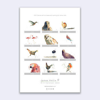 Bird Calendar 2024, 3 of 6