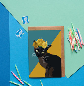 Betty The Black Cat Card, 2 of 3