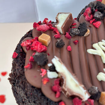 Personalised Heart Brownie, 2 of 4
