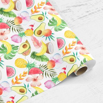 Tropical Fruits Wrapping Paper, 2 of 3
